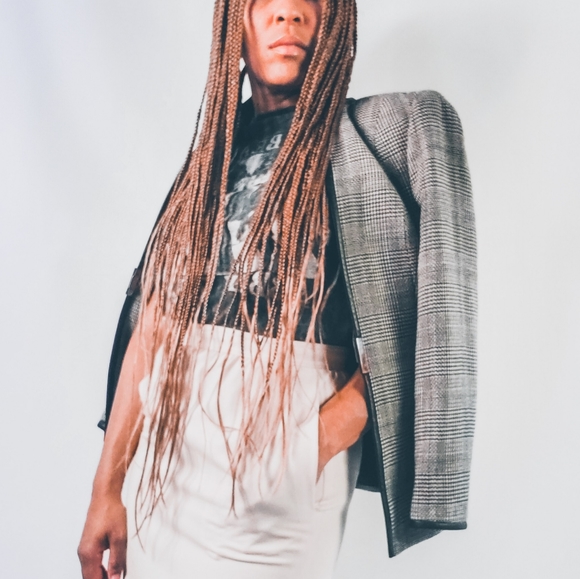 Vintage Houndstooth Blazer - Picture 2 of 9